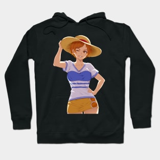 Nami fanart (One Piece) Hoodie